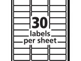 Blank Label Templates 30 Per Sheet Elegant Free Printable Return Address Labels Downloadtarget