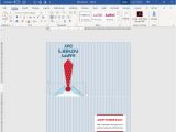 Blank Quarter Fold Card Template for Word Celebrate Father S Day with Microsoft Office Templates