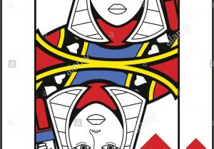 Blank Queen Of Hearts Card Queen Of Hearts Card Vector Stock Photos Queen Of Hearts