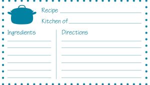 Blank Recipe Card Template for Word Free Printable Recipe Cards Printable Recipe Cards Recipe