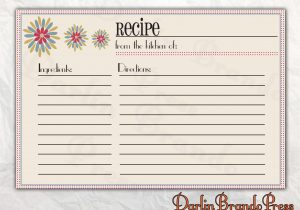 Blank Recipe Card Template for Word Justmynatural Hair Fmatra On Pinterest