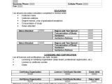 Blank Resume format for Job Sample Blank Resume 9 Examples In Word Pdf
