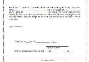 Blank Space On Resume Printable Sample Affidavit form form Real Estate forms