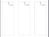 Blank Tri Fold Brochure Template Free Download Blank Tri Fold Brochure Template Cyberuse