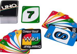 Blank Uno Wild Card Rules Uno Card Game Retro Edition by Mattel