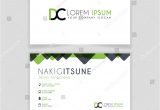 Blank Visiting Card Background Design Hd Simple Business Card Initial Letter Dc Stock Vector Royalty