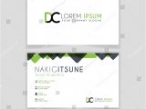 Blank Visiting Card Background Design Png Hd Simple Business Card Initial Letter Dc Stock Vector Royalty