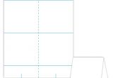 Blanks Usa Templates Table Tent Design Template Blank Table Tent White