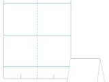 Blanks Usa Templates Table Tent Design Template Blank Table Tent White