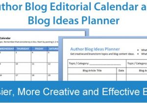 Blog Editorial Calendar Template Excel Blog Editorial Calendar Blog Ideas Planner Free Templates
