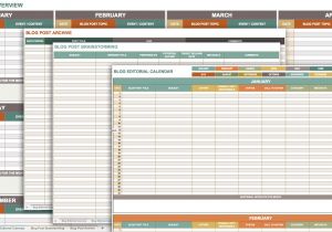 Blog Editorial Calendar Template Excel Free Marketing Plan Templates for Excel Smartsheet