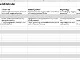 Blog Editorial Calendar Template Excel How to Create An Editorial Calendar for Your Blog Free