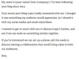 Blogger Collaboration Email Template 11 Outstanding Influencer Outreach Email Templates