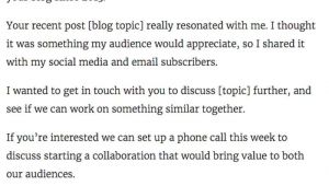 Blogger Collaboration Email Template 11 Outstanding Influencer Outreach Email Templates