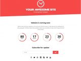 Blogger Coming soon Template Free Bootstrap Based Psd Coming soon Template Titanui