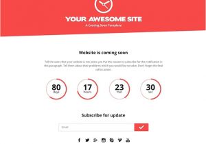 Blogger Coming soon Template Free Bootstrap Based Psd Coming soon Template Titanui