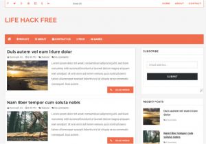 Blogger Product Review Template Lifehack Free Responsive Blogger Template Blogspot theme