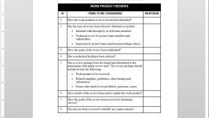 Blogger Product Review Template Work Product Review Checklist Template
