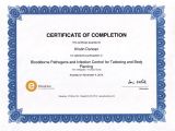 Bloodborne Pathogens Certificate Template Bloodborne Pathogens Certificate Template Free Download