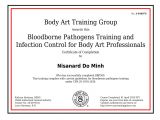 Bloodborne Pathogens Certificate Template Osha Training Certificate Template Images Certificate