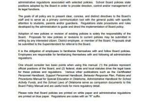 Board Policy Manual Template 10 Sample Policy Manuals Sample Templates