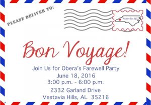 Bon Voyage Invitation Templates Free 4104 Bon Voyage Invitation Poppyseed Paper