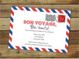 Bon Voyage Invitation Templates Free Bon Voyage Party Invitations Oxsvitation Com