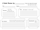 Book Review Template Elementary Book Review Template by Penden44 Teaching Resources Tes