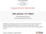 Booking Reminder Email Template Sending Automated Appointment Emails to Clients Massagebook