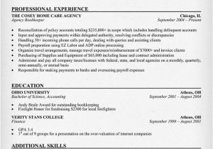 Bookkeeping Resumes Samples Bookkeeper Resume Sample Best Template Collection