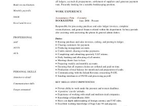 Bookkeeping Resumes Samples Bookkeeper Resume Template 5 Free Word Pdf Documents