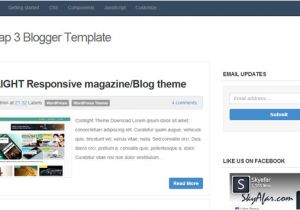 Bootstrap 3 Email Template 12 Free Premium Bootstrap Blogger Templates