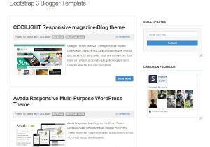Bootstrap 3 Email Template Template Blogger Simple Responsive Dengan Bootstrap Blog