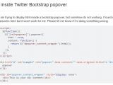 Bootstrap Popover Custom Template Bootstrap Popover Template