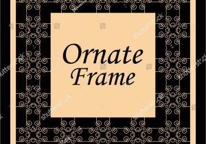 Border Card for Picture Frames Decorative Vintage Modern Art Deco Frame and Border