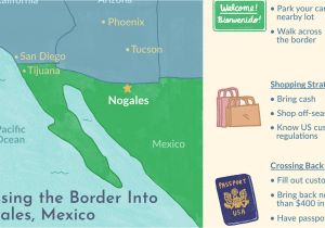 Border Crossing Card for Us Citizens Crossing the Border Into Nogales sonora Mexico