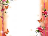 Border Design for Greeting Card Page Border S for Projects with Flowers Collection 57 and
