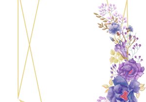 Border Design for Wedding Invitation Card Free Lavender Rose Wedding Invitation Templates Wedding