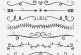 Border Designs for A Card Hand Drawn Vector Dividers Lines Borders and Laurels Set