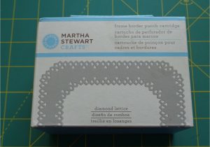 Border Paper Punches for Card Making Martha Stewart Frame Border Punch Cartridge Diamond Lattice