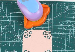 Border Punches for Card Making Flowers Edge Right Angle Hole Punch Embossing Device for Diy