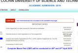 Border Road organisation Admit Card Cusat Cat 2019 Admit Card Released Cusat Nic In Check