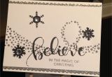 Border Stamps for Card Making Christmas Card Simon Says Stamp Believe Stamp Set Dies