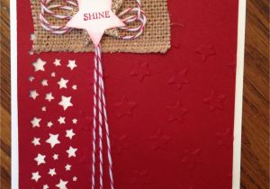 Border Stamps for Card Making Stampin Up Star Framelits and Holiday Star Embossing Folder