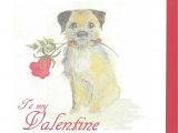 Border Terrier Father S Day Card Valentine Card Border Valentinecardhq