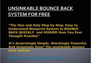 Bounce Back Email Template Unsinkable Bounce Back System for Free Authorstream