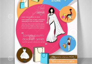 Boutique Flyer Template Free Boutique Store Template Banner or Flyer Design Stock