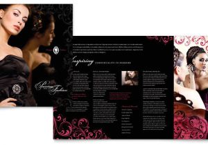 Boutique Flyer Template Free formal Fashions Jewelry Boutique Brochure Template