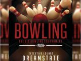 Bowling event Flyer Template the Big Bowling Premium Flyer Template Instagram Size