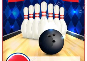 Bowling Flyers Templates Free Blank Bowling Flyer Template Illustration